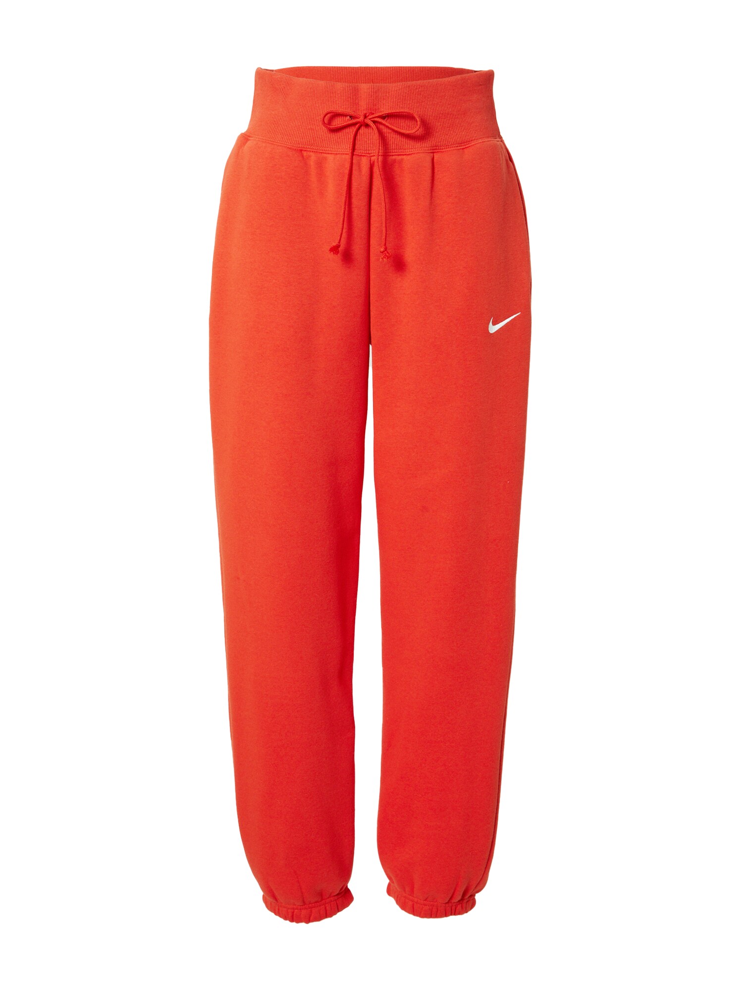Nohavice jasne červená biela Nike Sportswear
