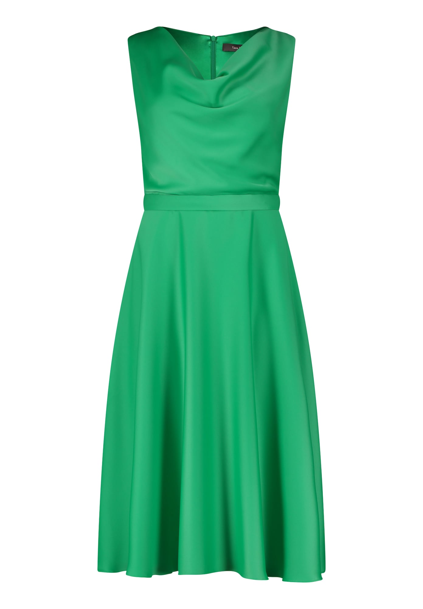 Kokteilové šaty trávovo zelená Vera Mont