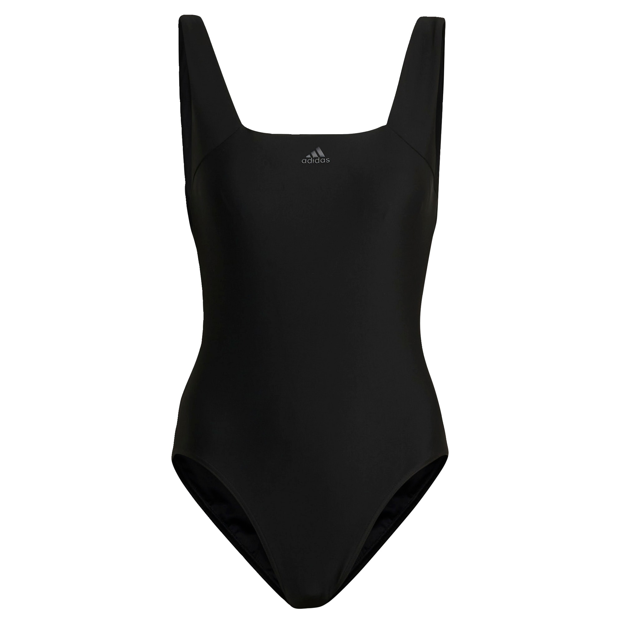 Športové jednodielne plavky antracitová čierna ADIDAS SPORTSWEAR