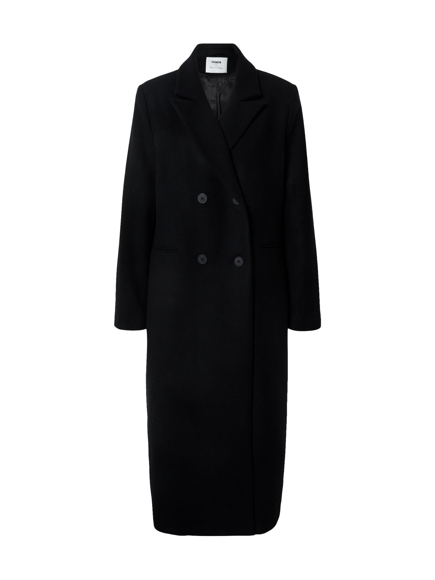 Prechodný kabát Zola čierna ABOUT YOU x Marie von Behrens