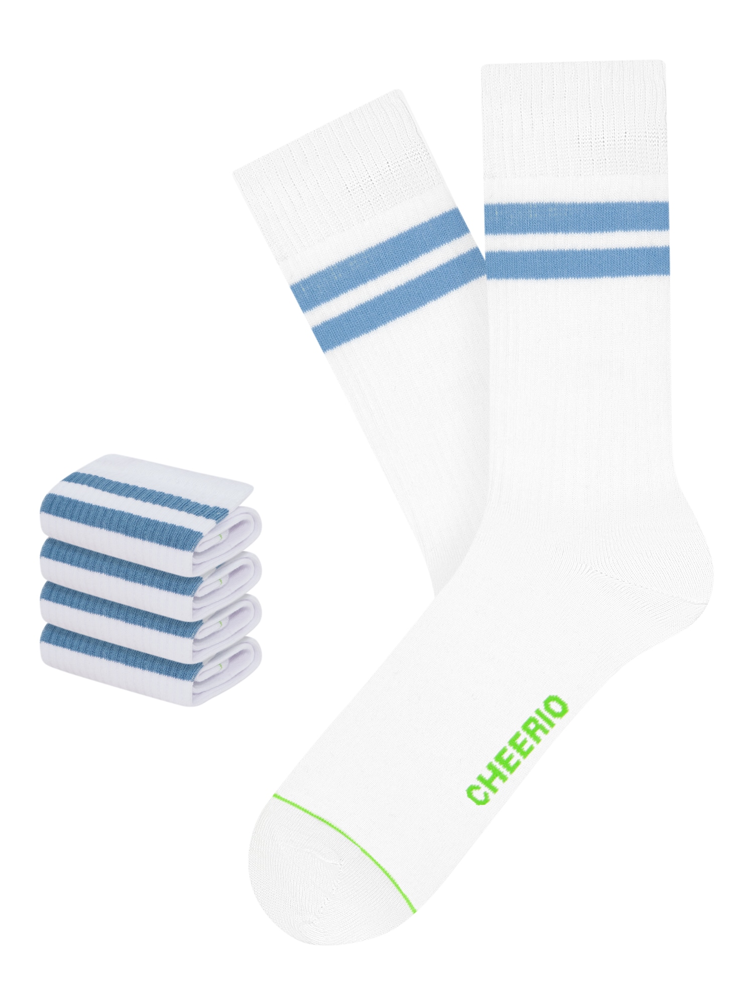 CHEERIOx Ponožky modrá zelená biela CHEERIO*