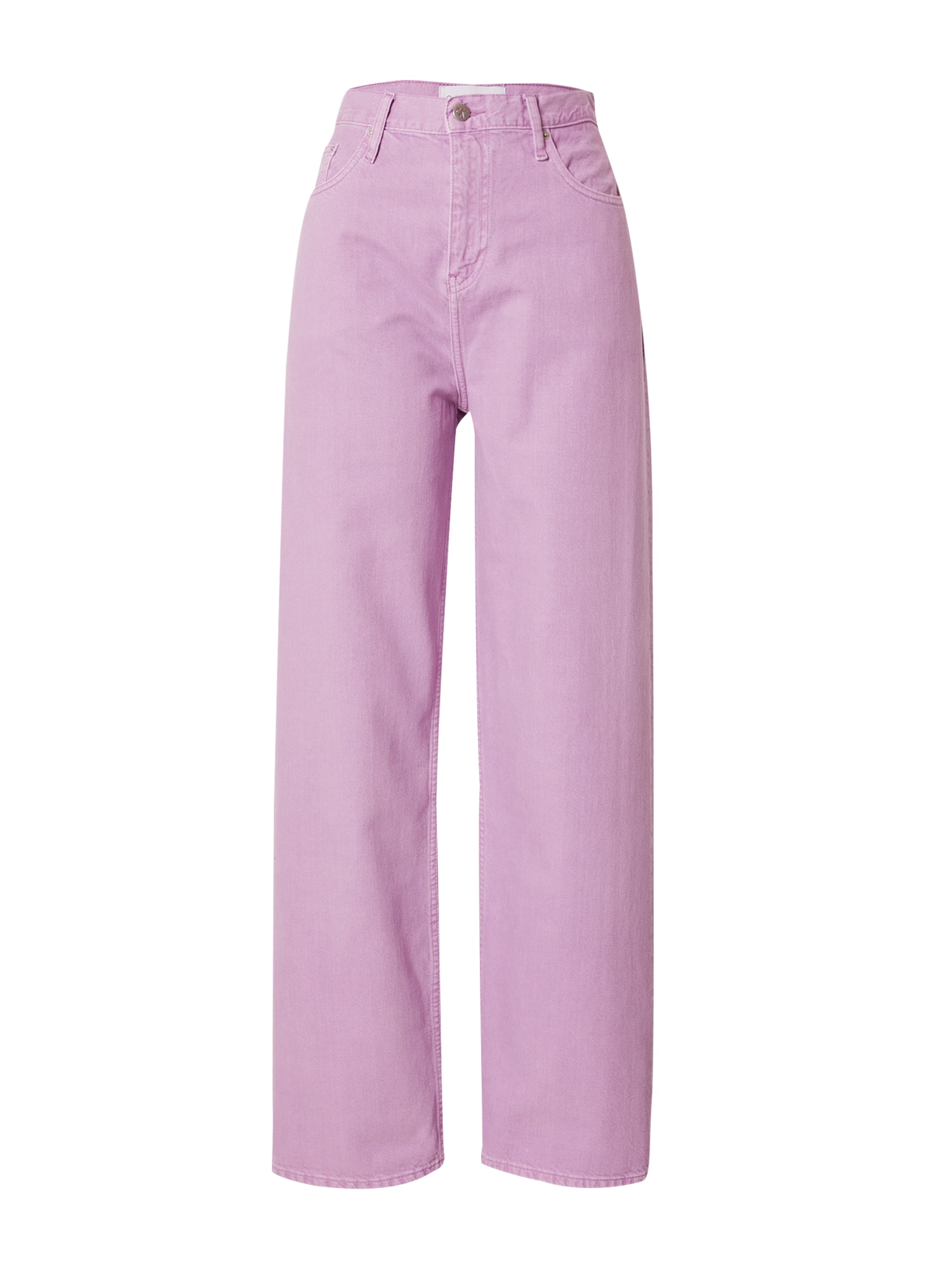 Džínsy pastelovo fialová Calvin Klein Jeans