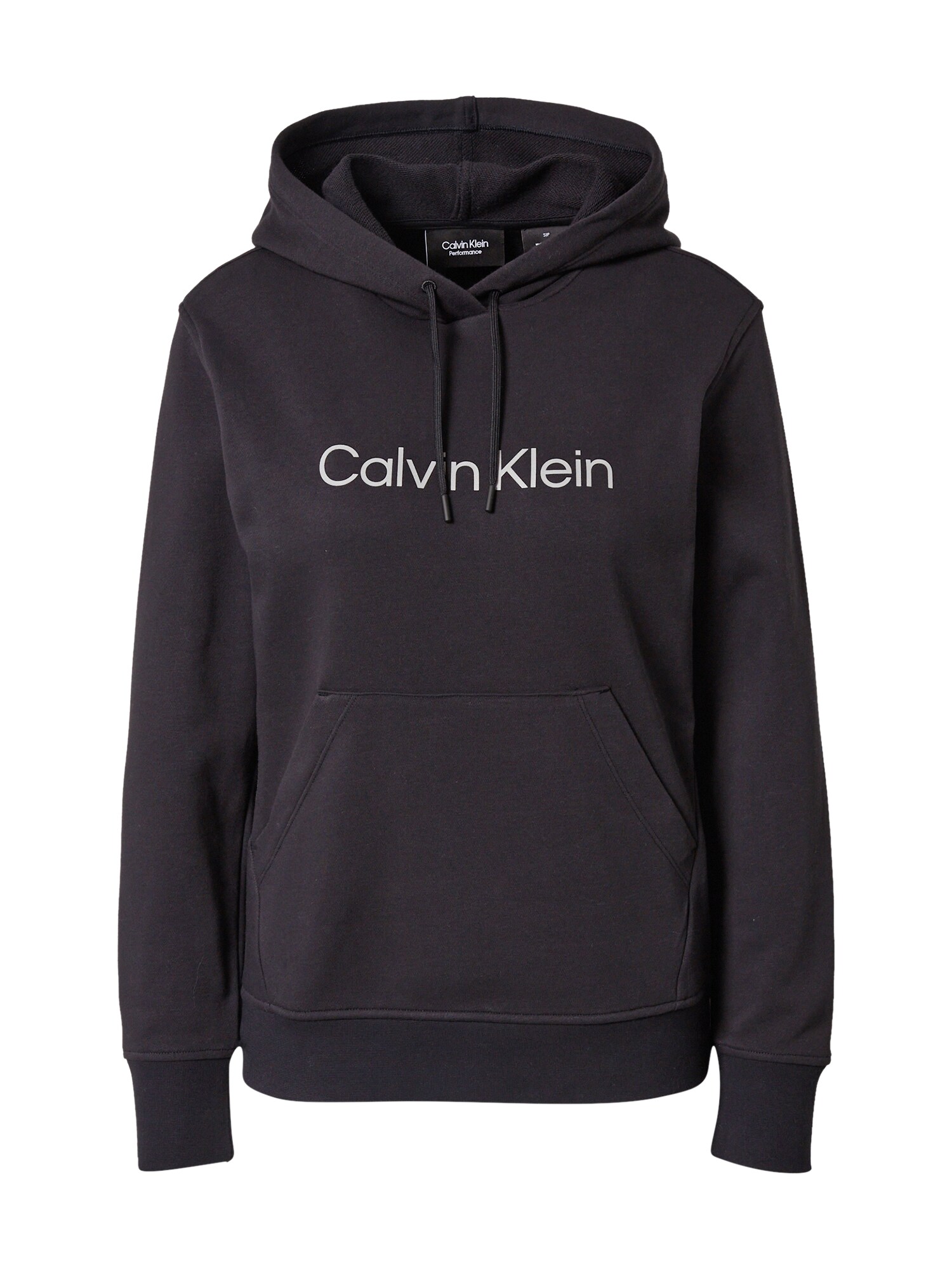 Mikina svetlosivá čierna Calvin Klein Sport