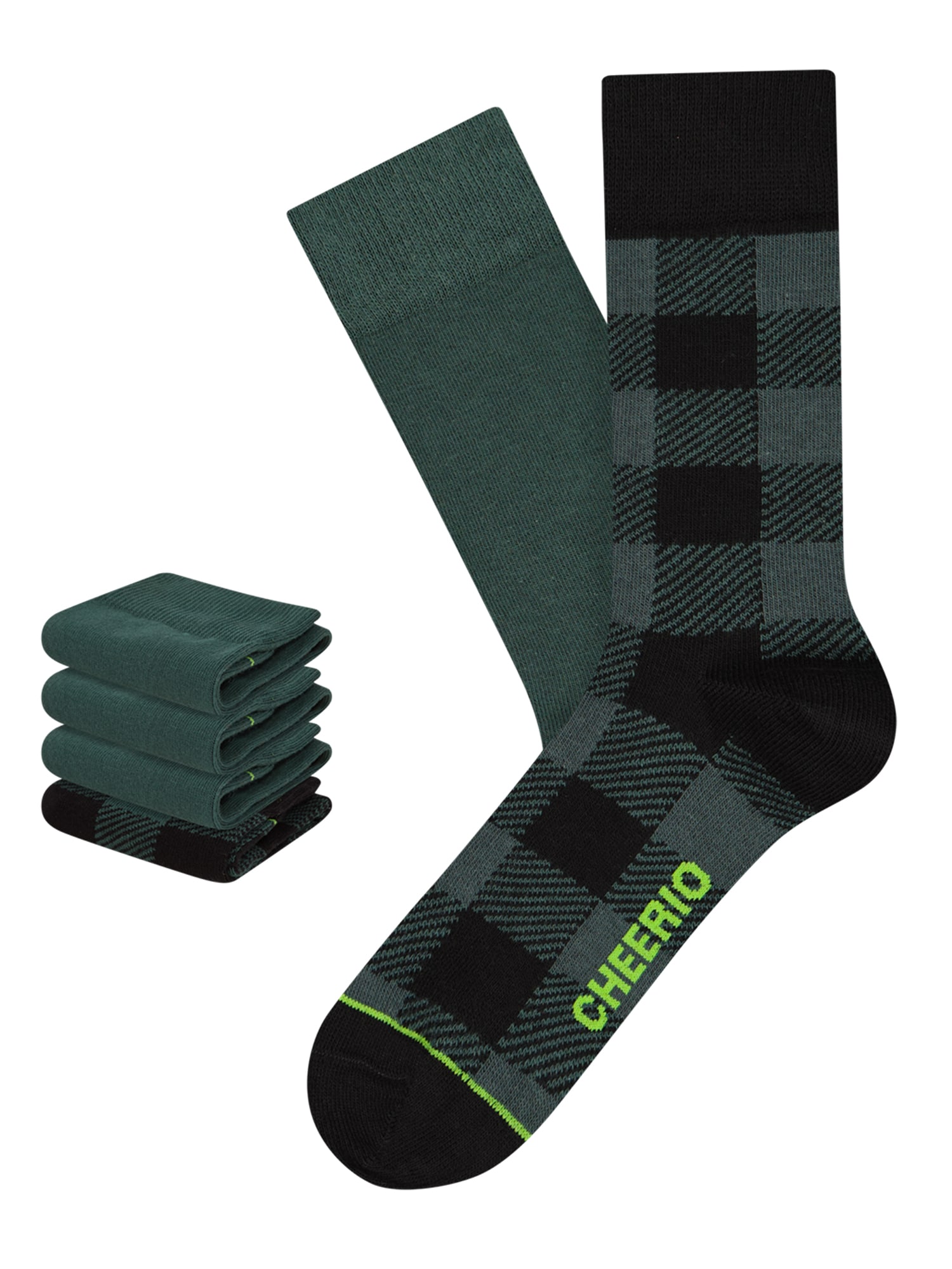 CHEERIOx Ponožky zelená čierna CHEERIO*