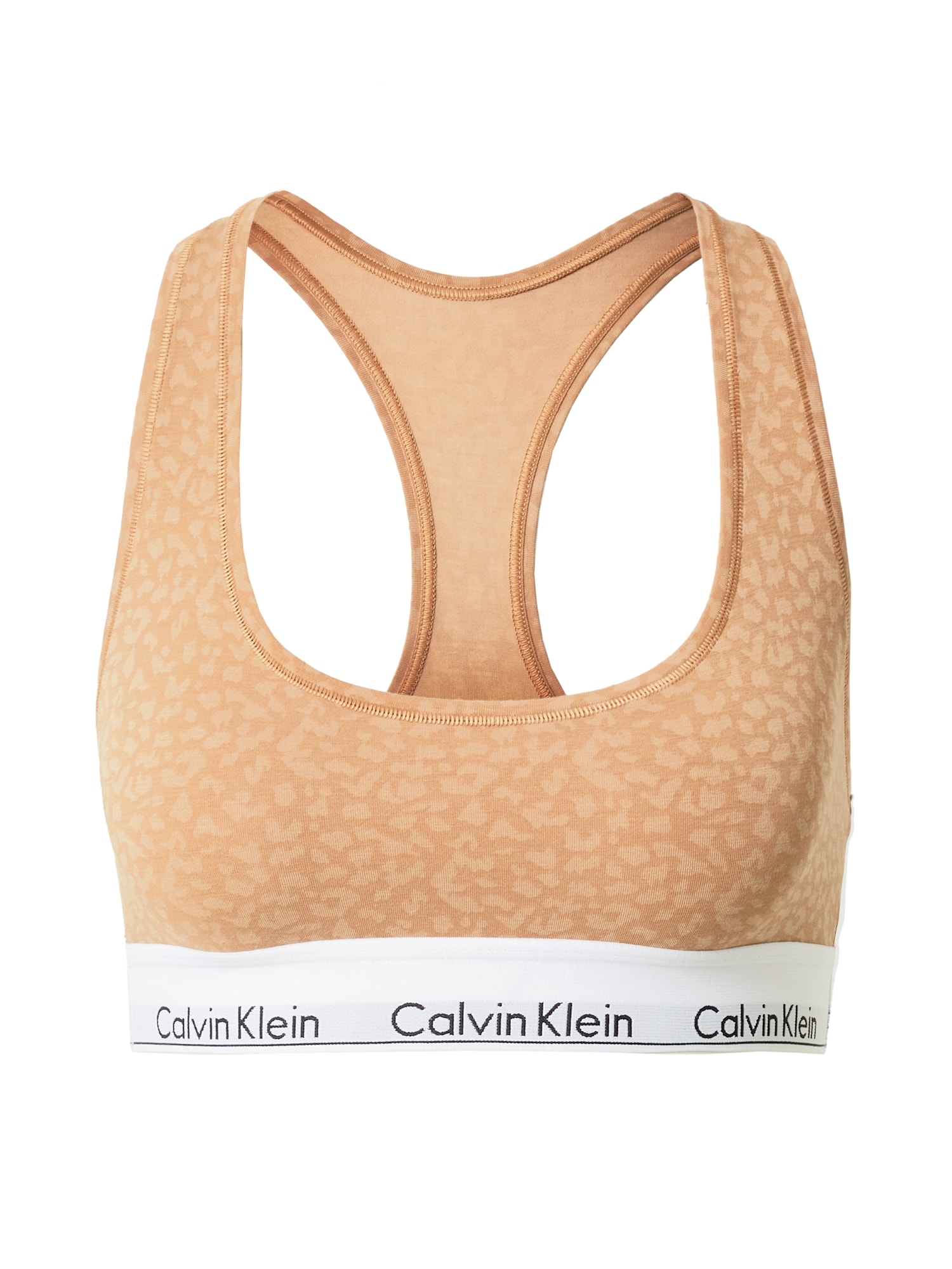 Podprsenka piesková karí čierna biela Calvin Klein Underwear