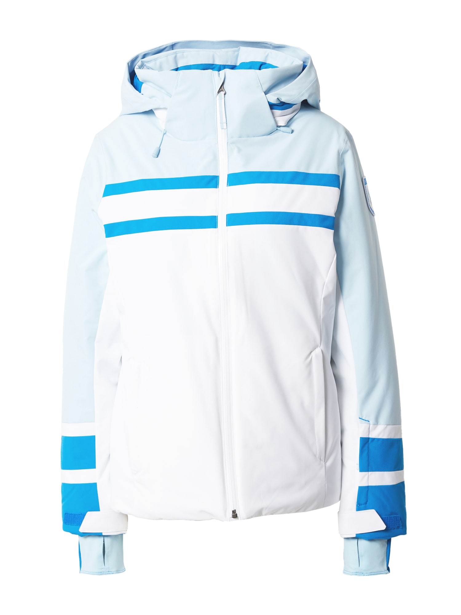 Športová bunda CAPTIVATE modrá svetlomodrá biela Spyder