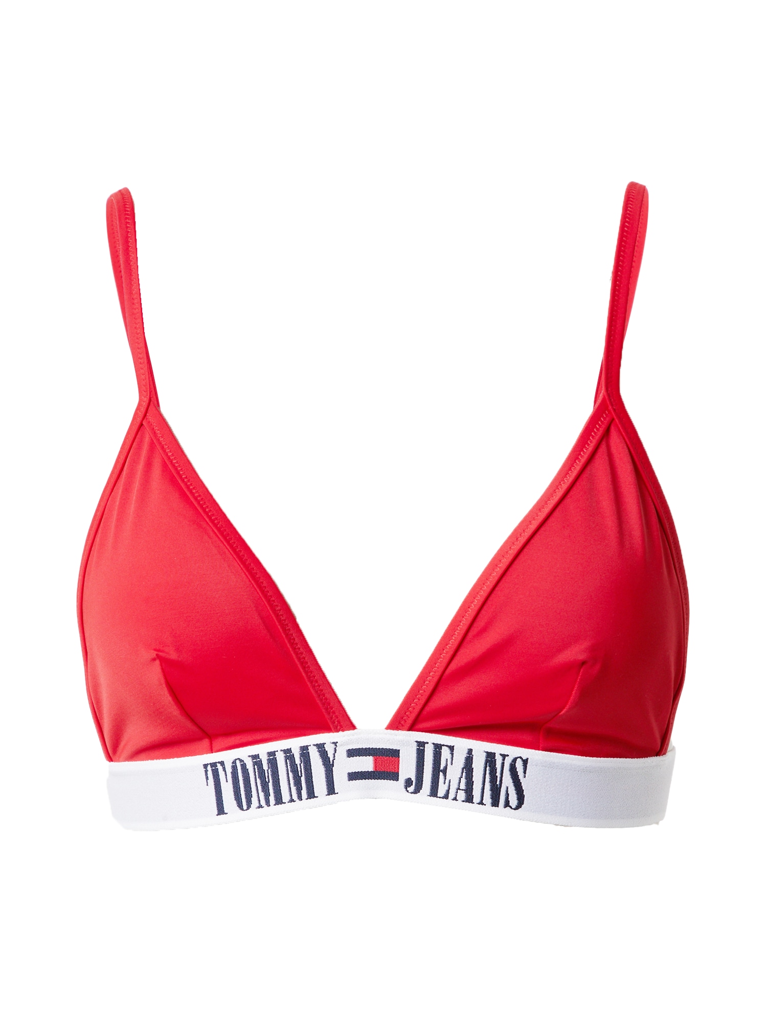 Bikinový top námornícka modrá červená biela Tommy Jeans