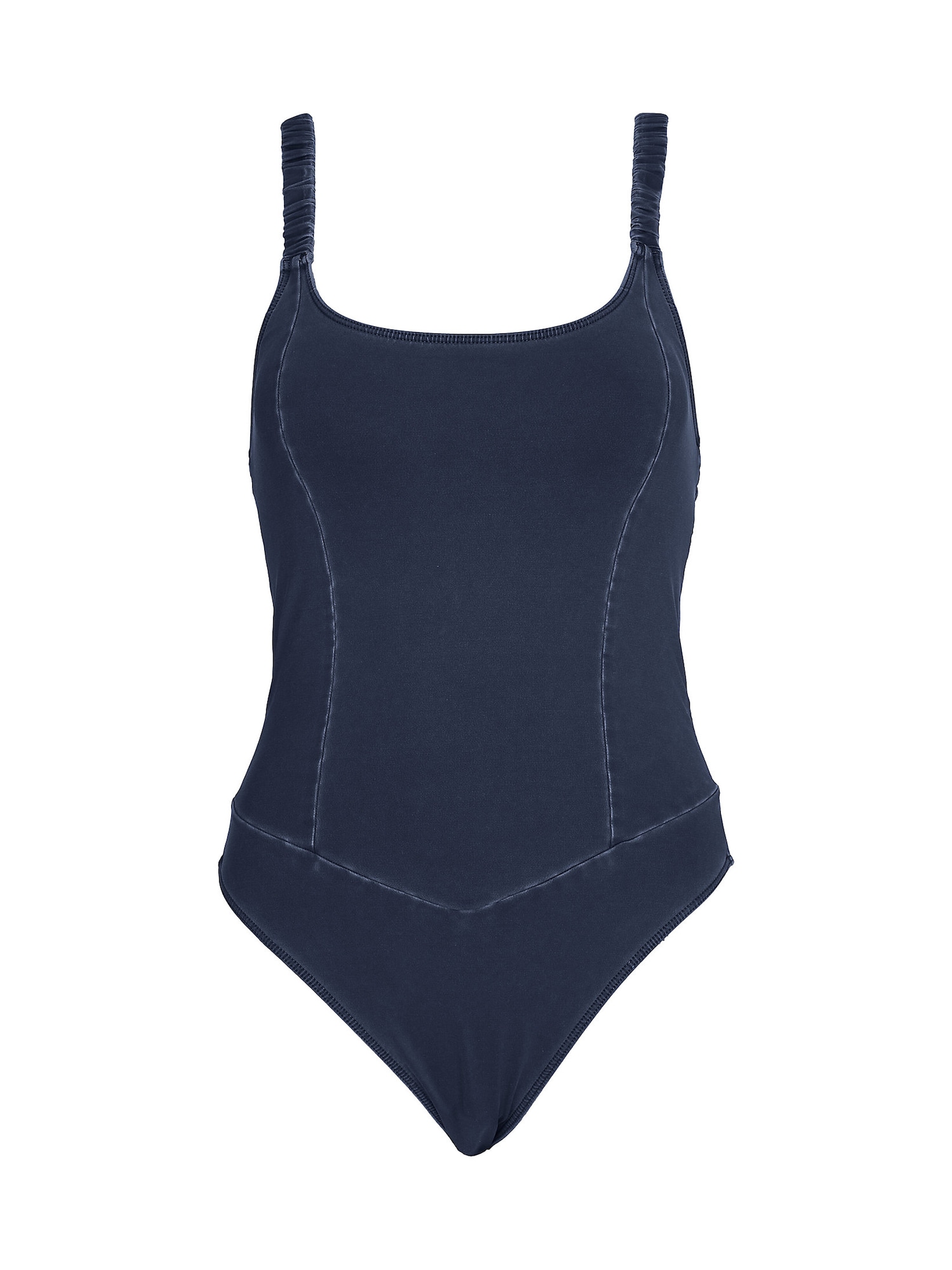 Jednodielne plavky enciánová svetlomodrá Calvin Klein Swimwear