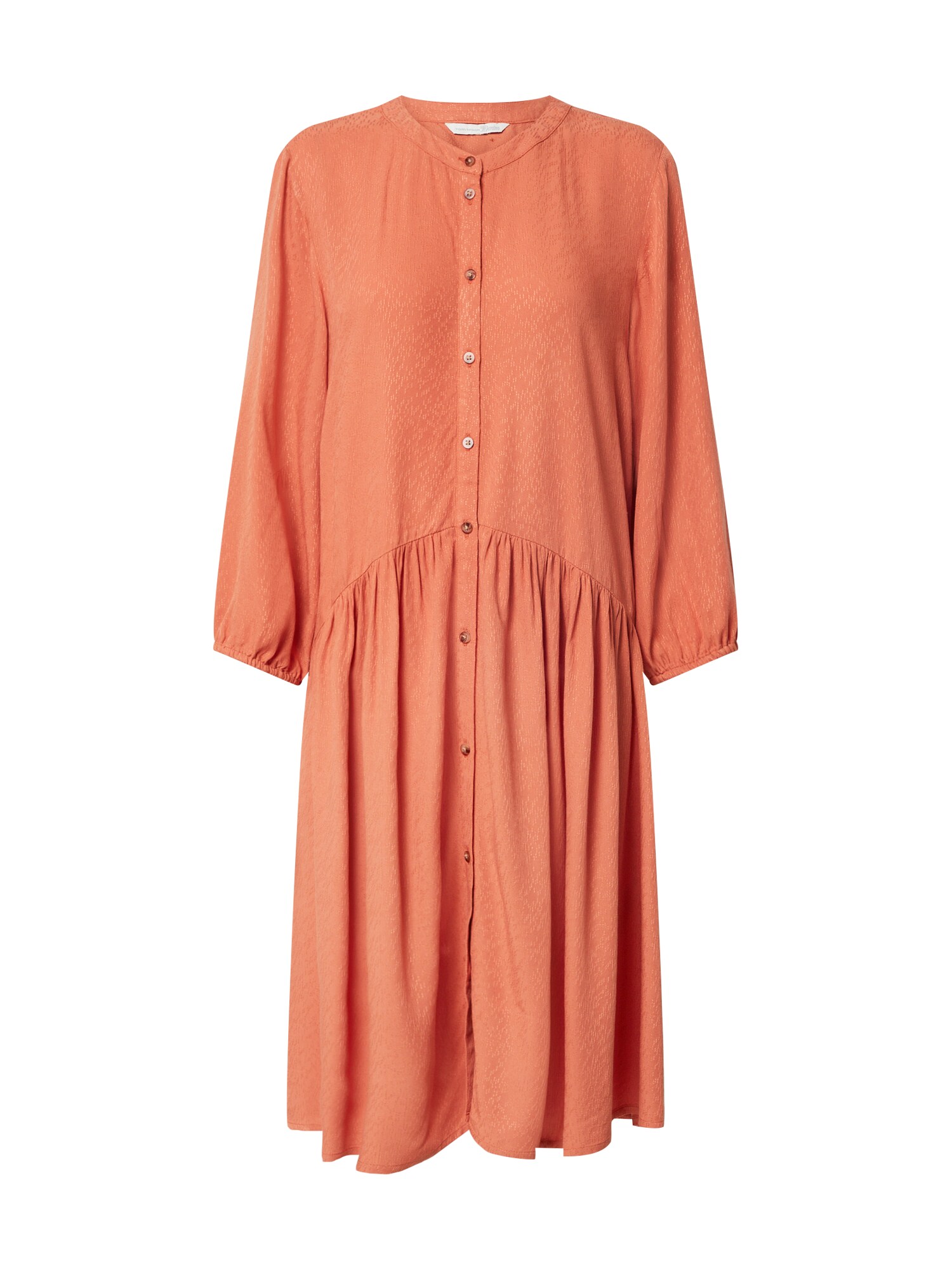 Košeľové šaty oranžová TOM TAILOR DENIM