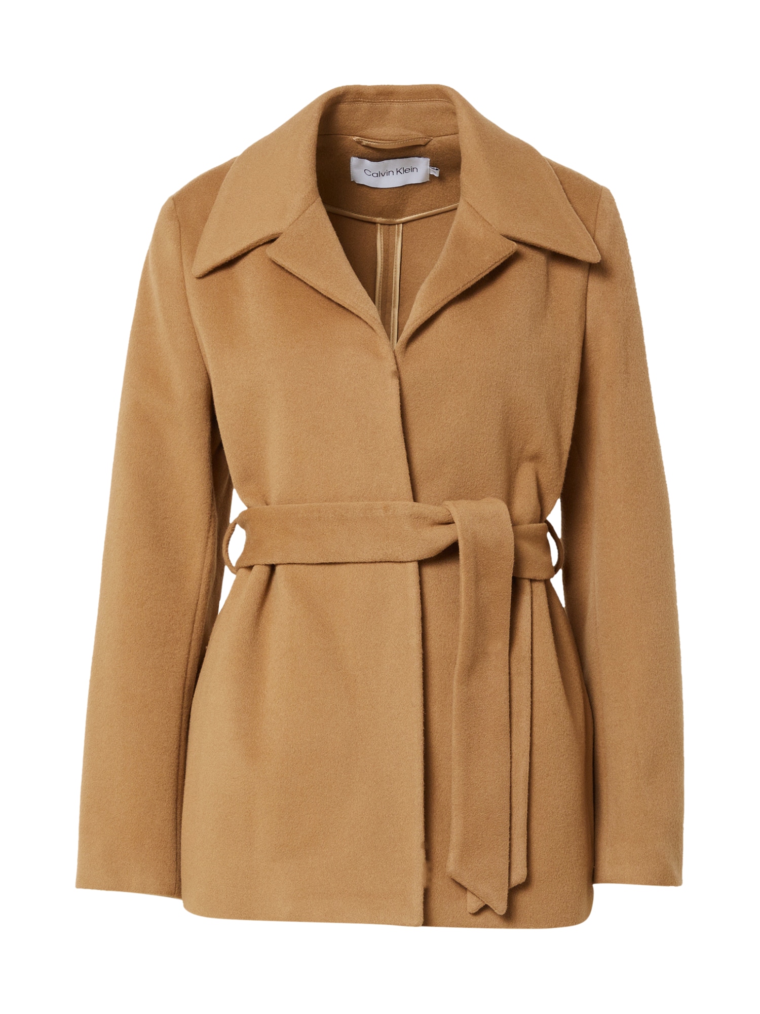 Prechodný kabát hnedá Calvin Klein