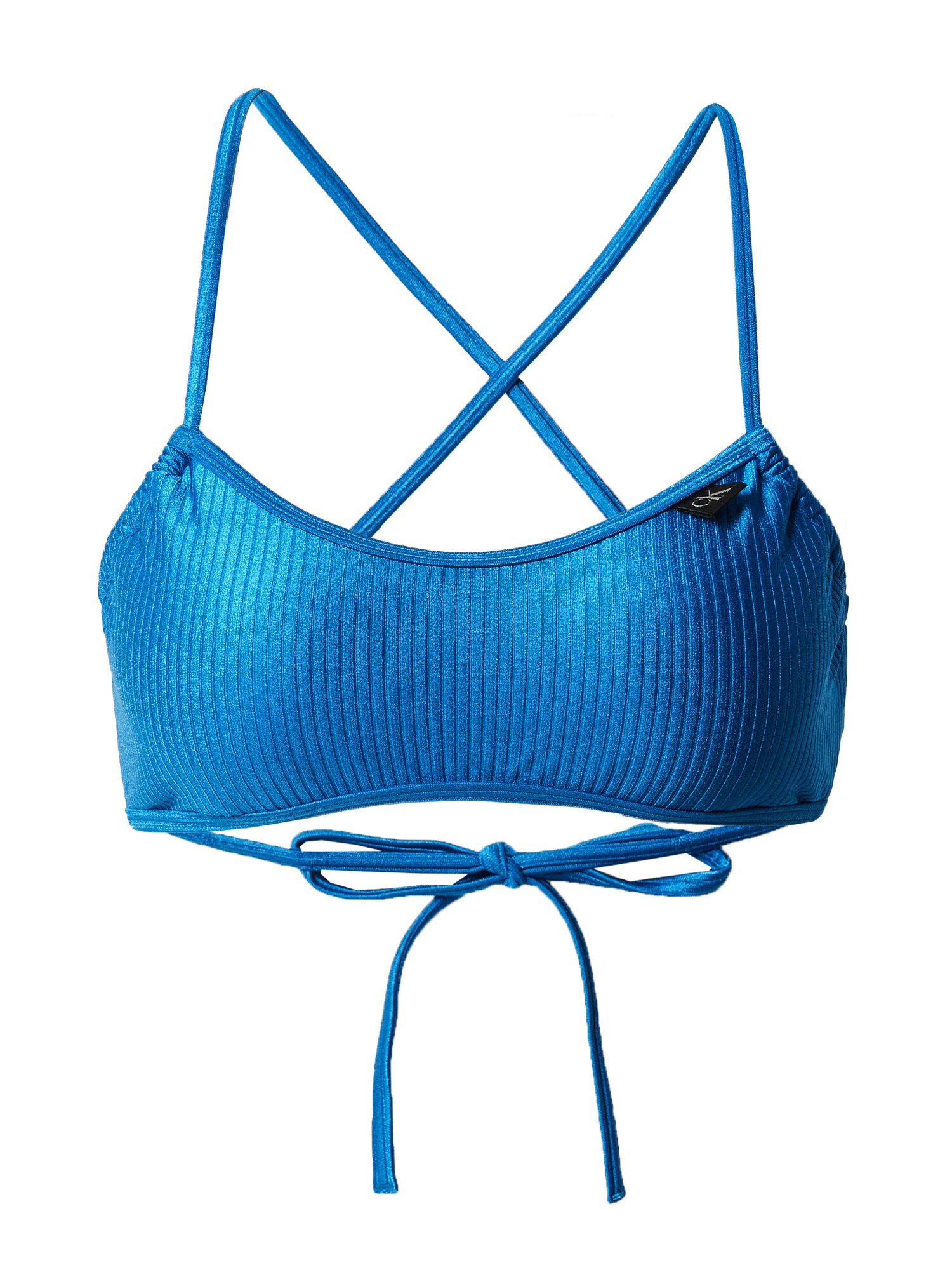 Bikinový top modrá Calvin Klein Swimwear