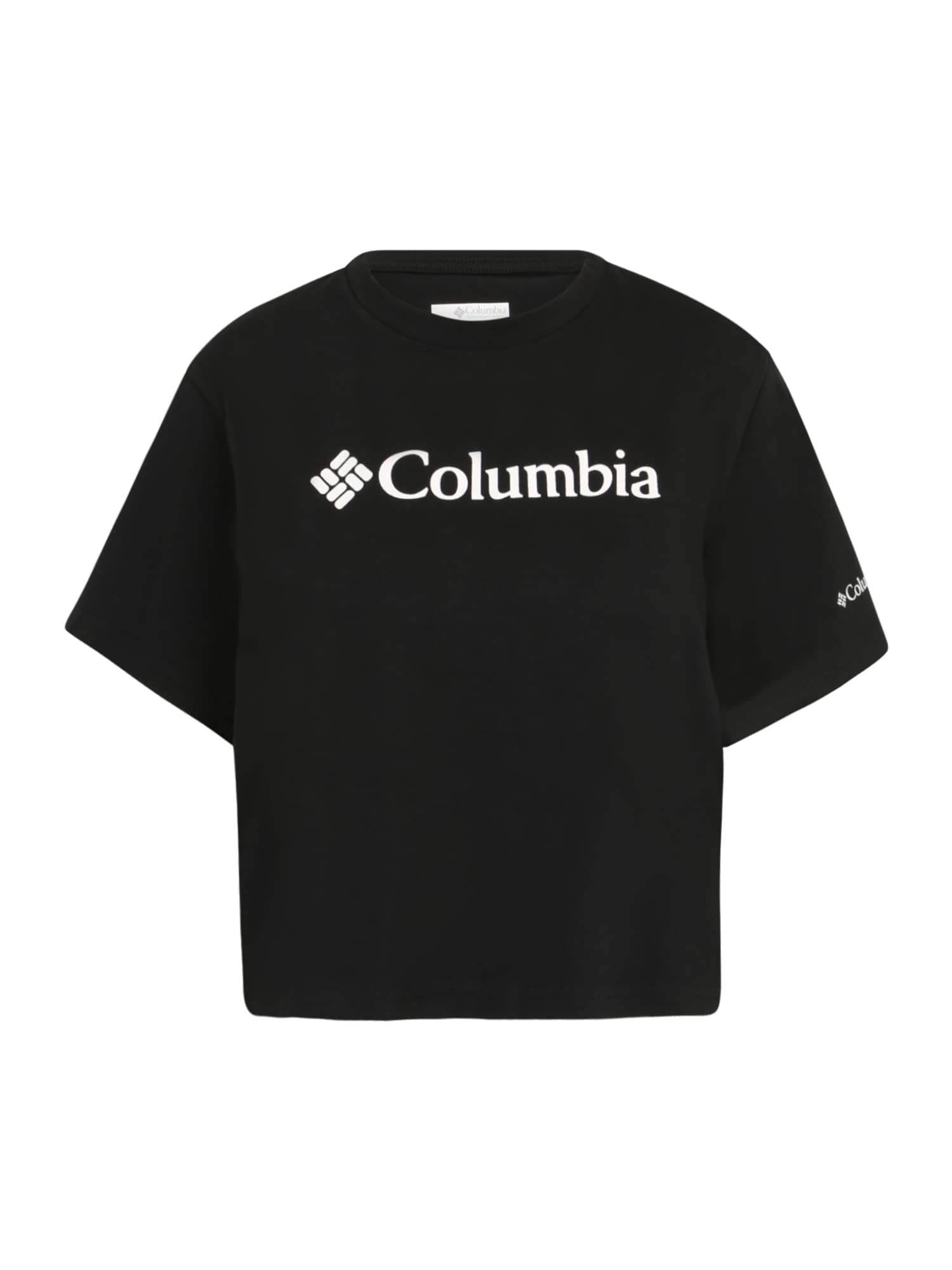Tričko čierna biela COLUMBIA