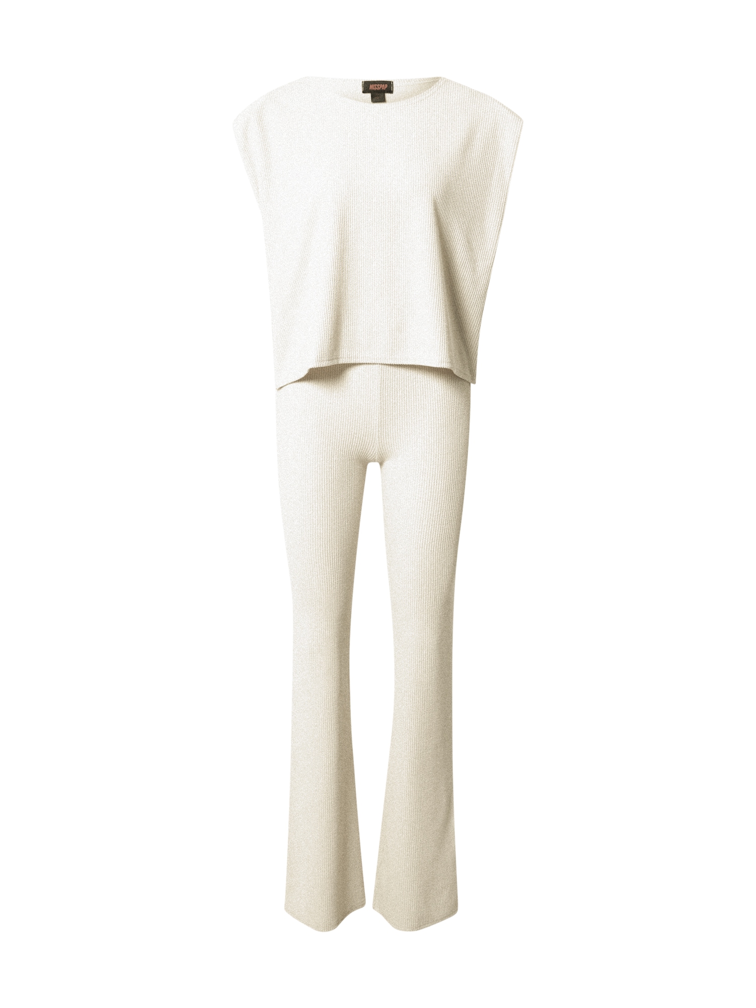 Nohavicový kostým krémová Misspap