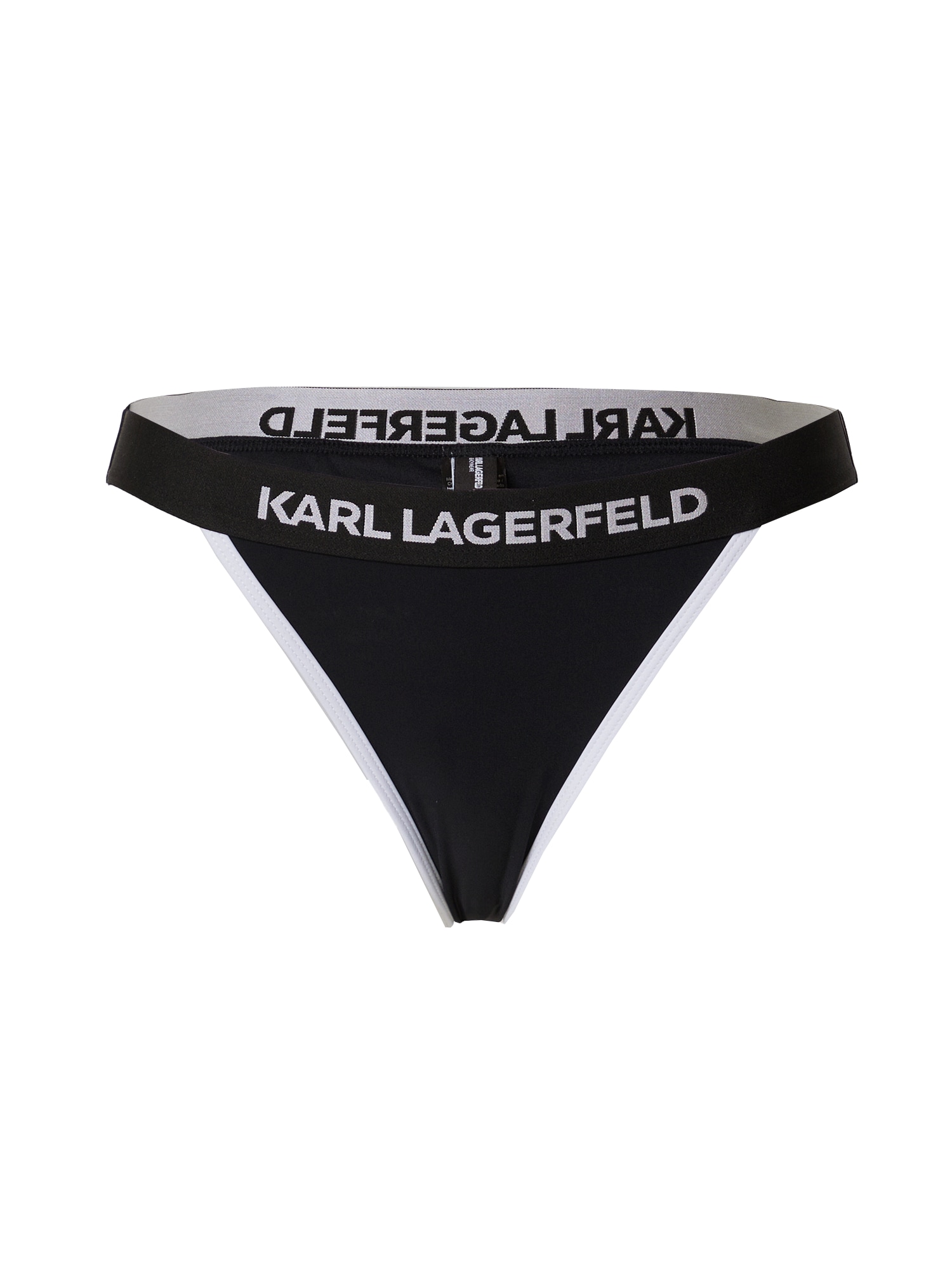 Bikinové nohavičky čierna biela Karl Lagerfeld