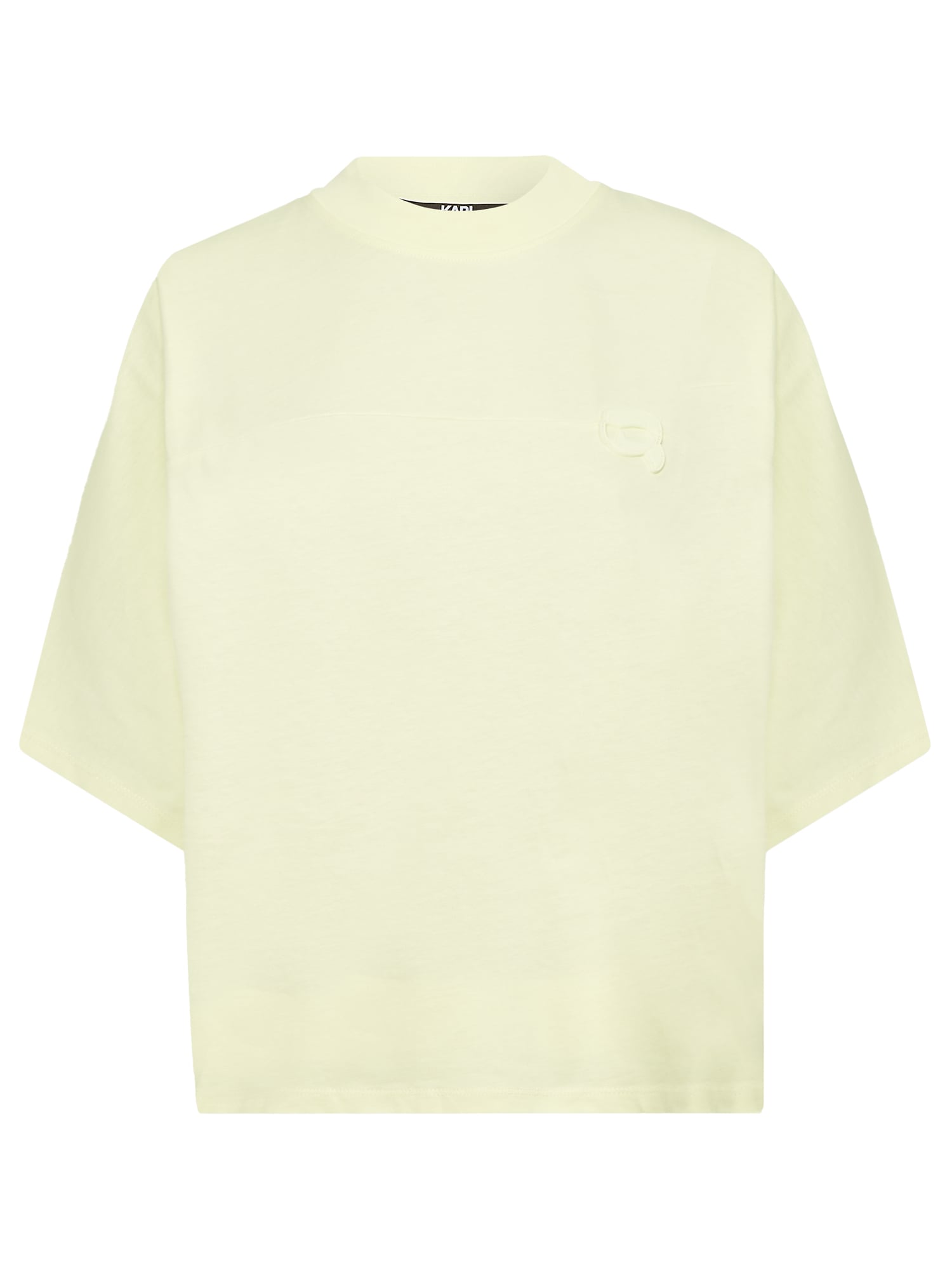Oversize tričko Ikonik 2.0 limetová Karl Lagerfeld