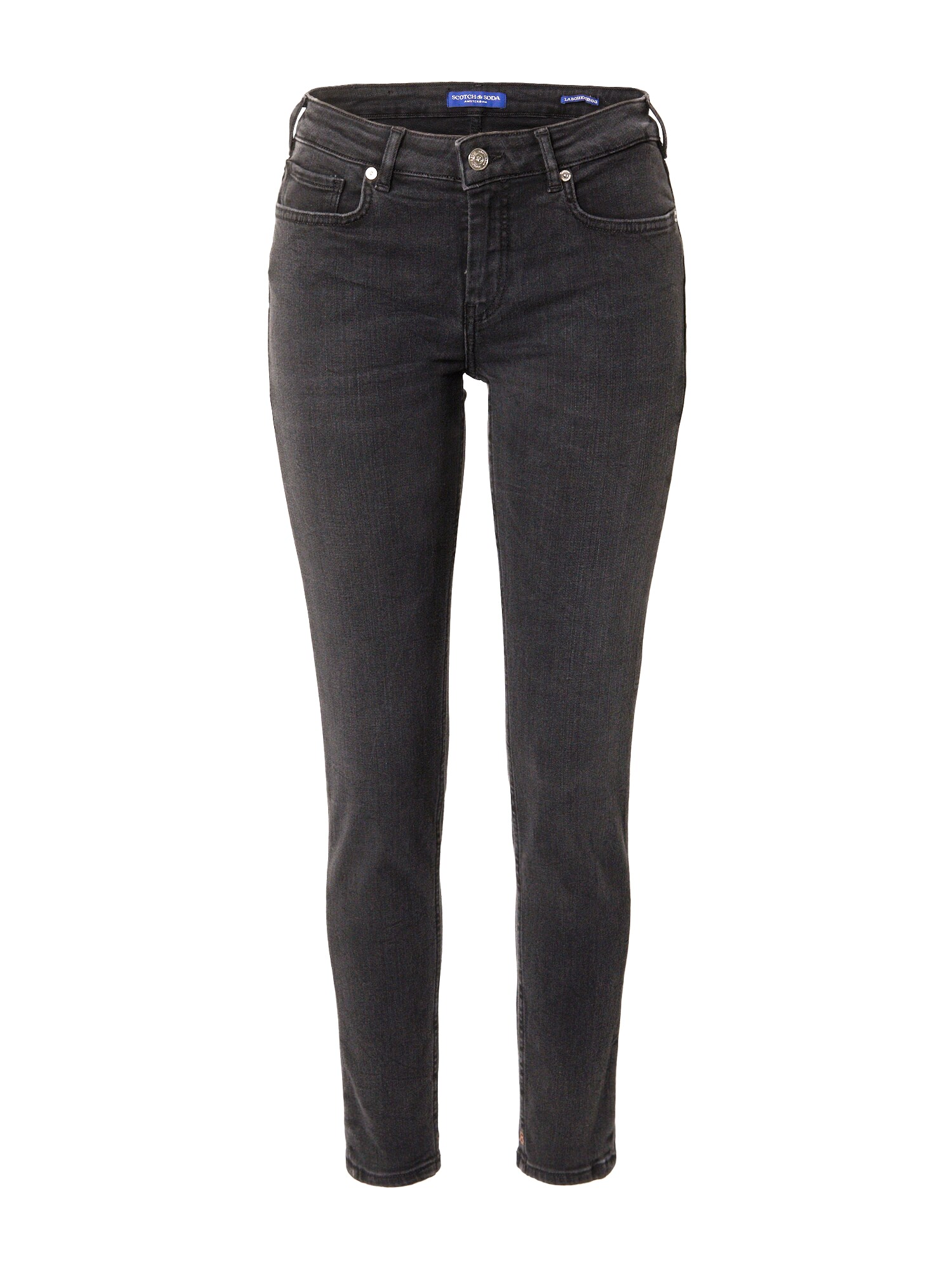 Džínsy Essentials Bohemienne skinny jeans čierny denim SCOTCH SODA