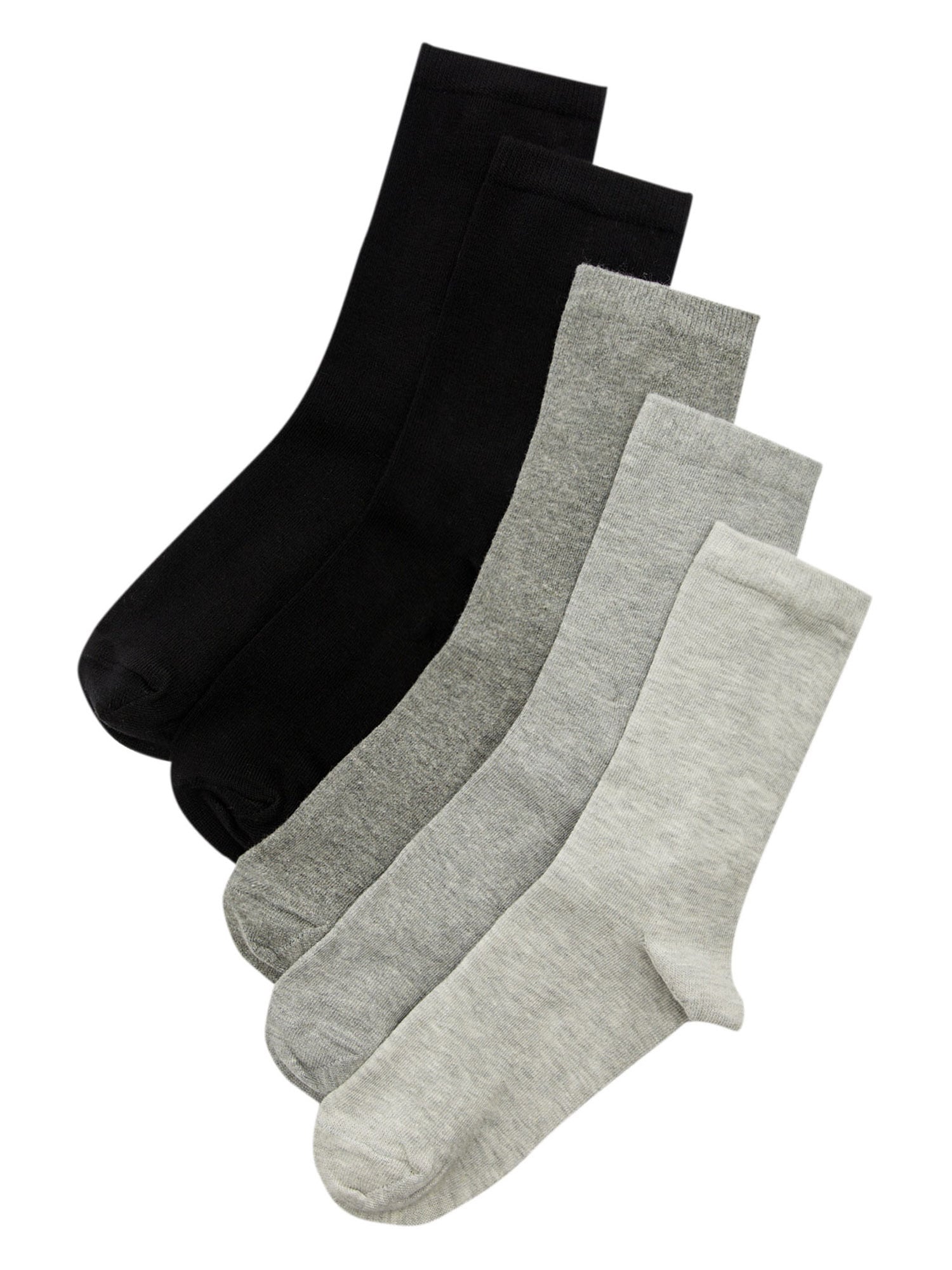 Ponožky sivá sivá melírovaná čierna PullBear