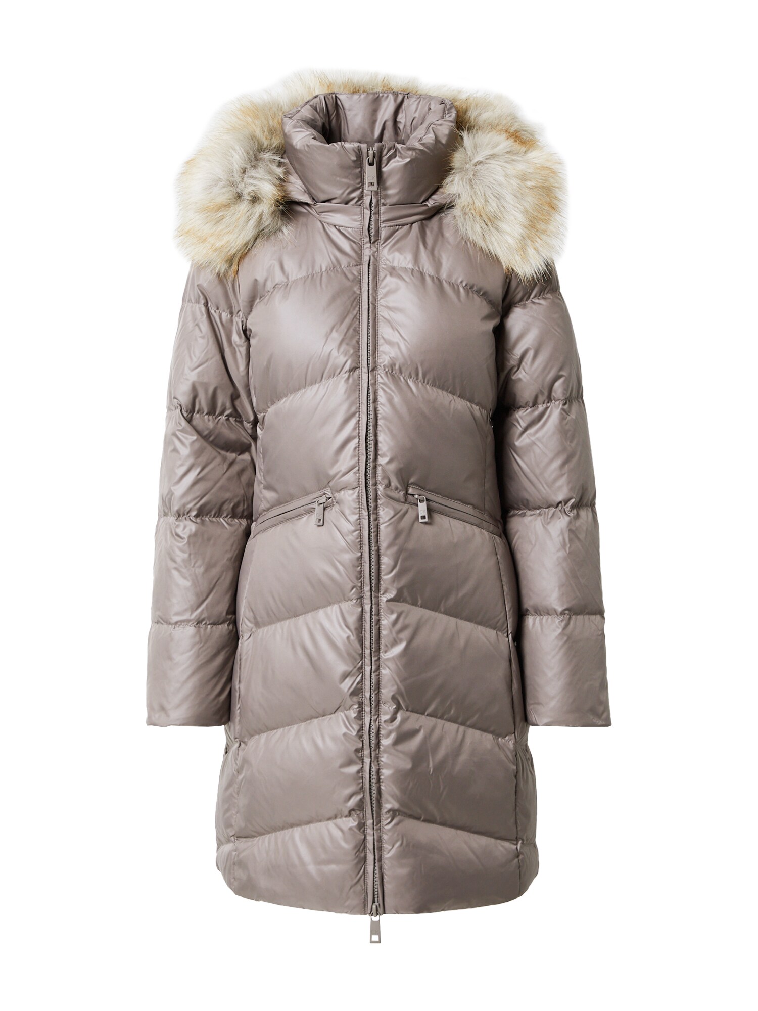 Zimný kabát svetlobéžová mokka Calvin Klein