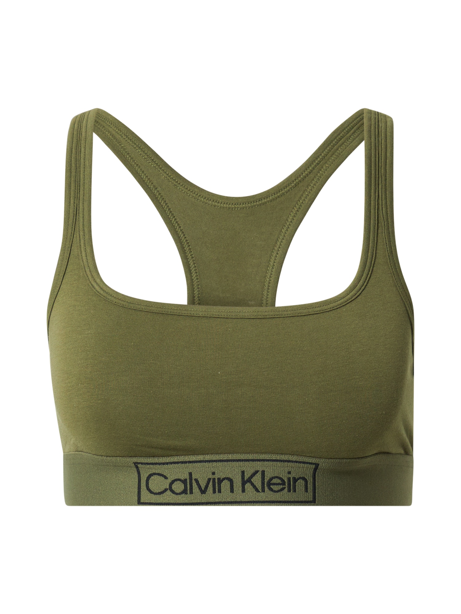 Podprsenka olivová čierna Calvin Klein Underwear