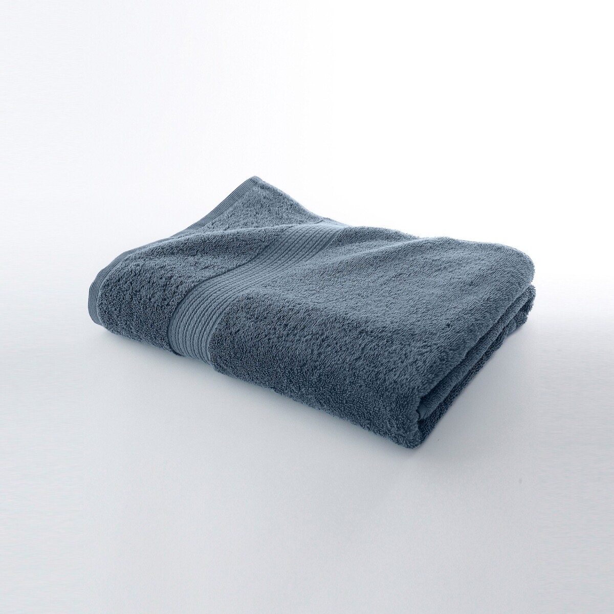 Kolekcia bavlnené froté, bio bavlna modrosivá uterák 50x100cm