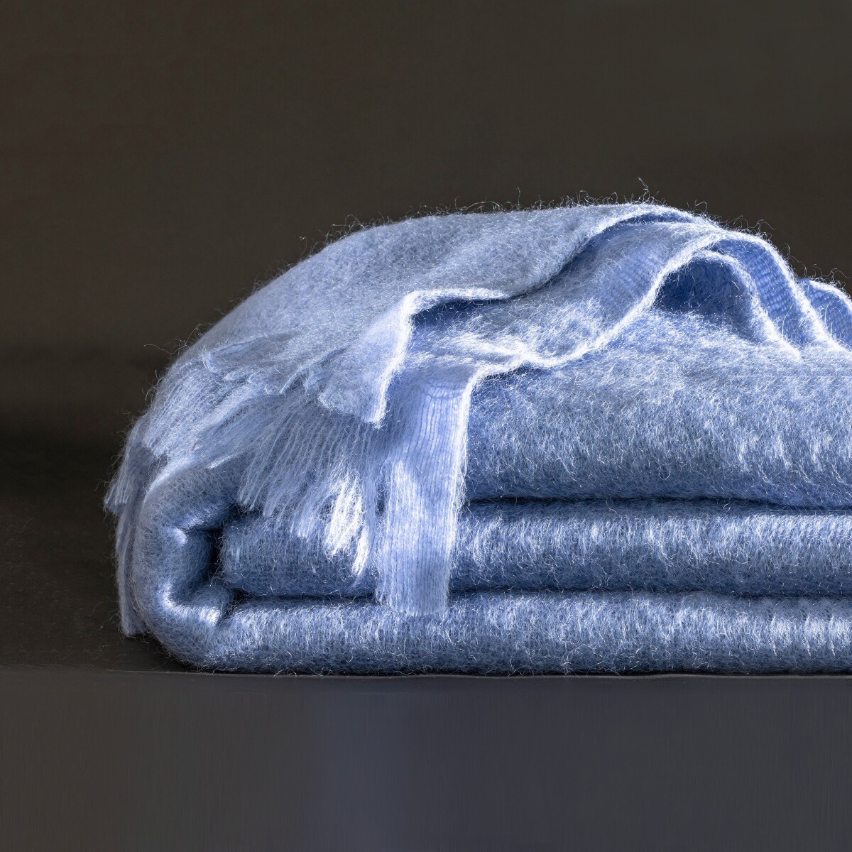 Mohérová vlnená deka Angora levanduľová 220x240cm