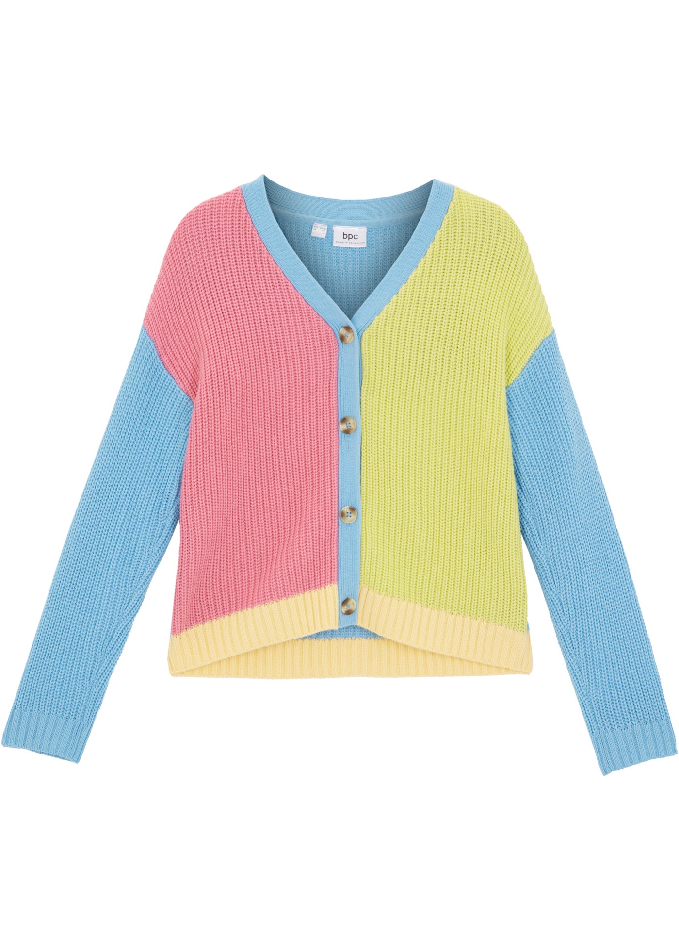 Pletený sveter, Colourblocking