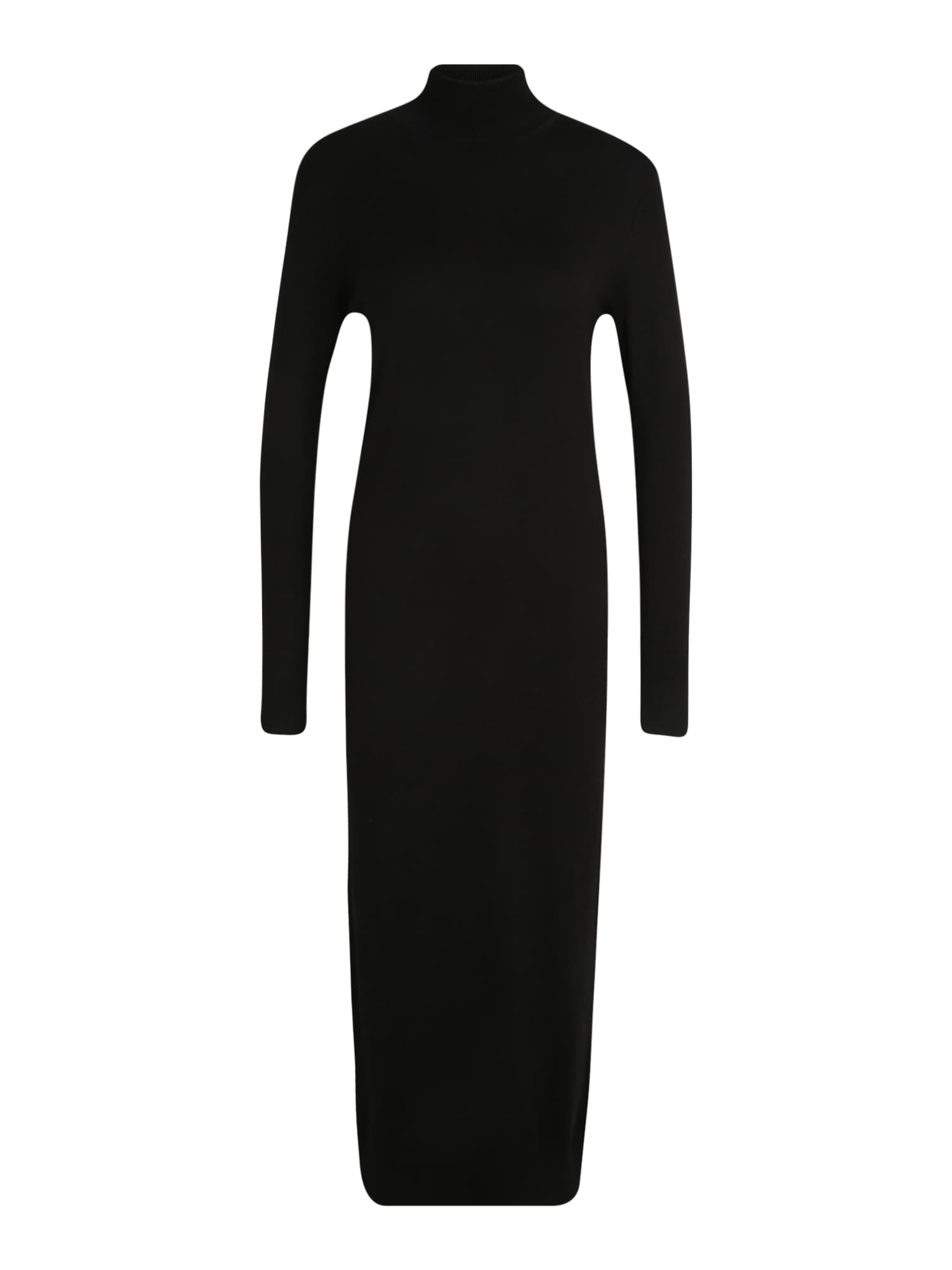 Pletené šaty čierna Dorothy Perkins Petite
